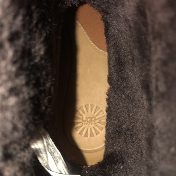 Slightly Used Men’s UGG Beacon 3263 Wool Lined Boots Size 11 Brown - Picture 10 of 11